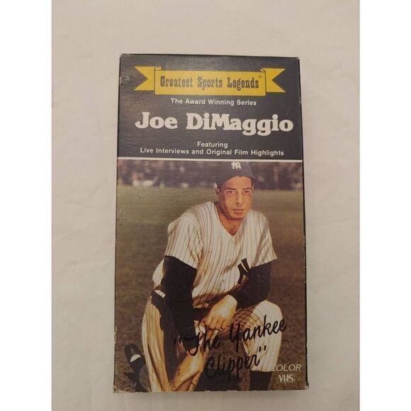 Greatest Sports Legends JOE DIMAGGIO The Yankee Clipper (VHS, 1985) - Picture 1 of 3